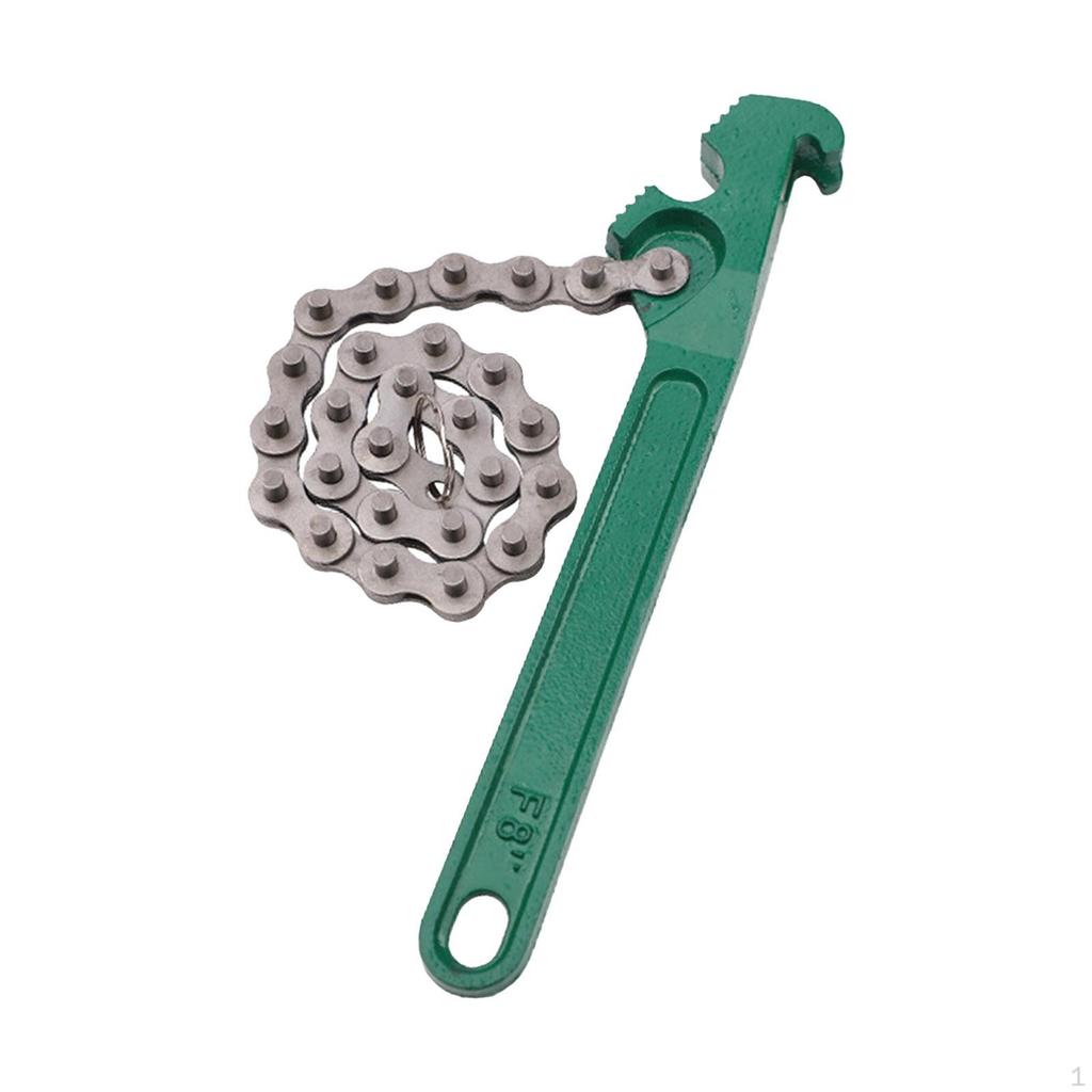 Strap Wrench Engine Opener High Carbon Steel Handle Auto Tools Multipurpose Removal