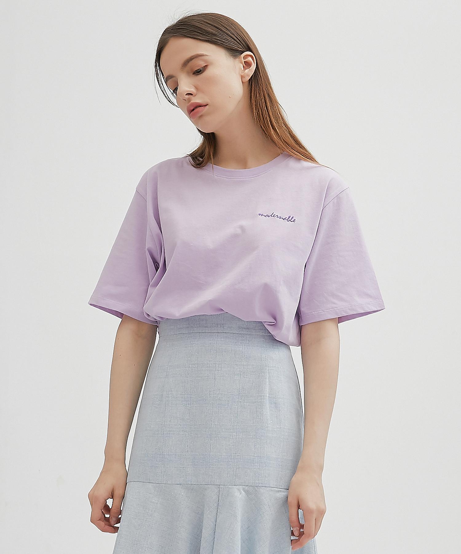 Modern Able Basic T-Shirt - Purple Free