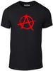 Anarchy Symbol Tričko - Punk Rockové Tričko Bedlam Evil Anarchista Válka Rocker