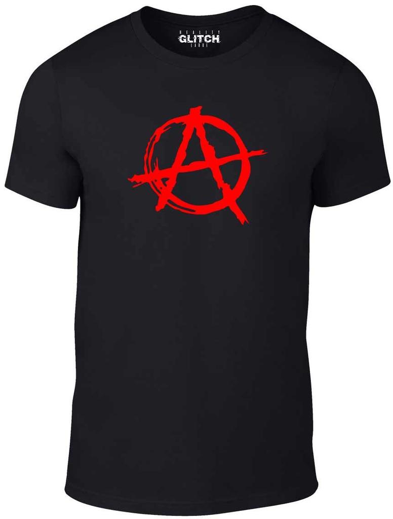 Anarchie Symbol T-Shirt - Punk Rock T-Shirt Bedlam Evil Anarchist War Rocker