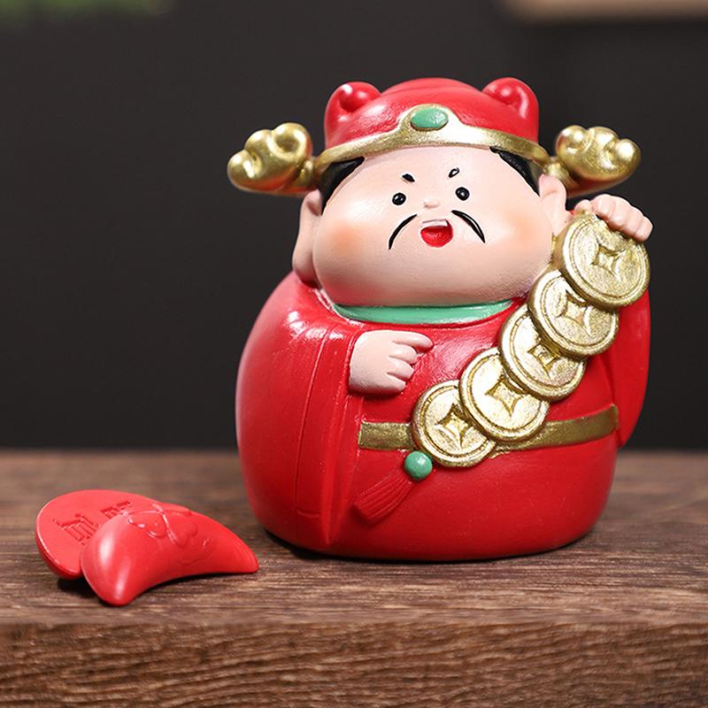 2Pcs Divination Holy Grail Religious Jewelry Carving Taoist Divination Office Ornament