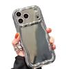Electroplated Cream Textured Apple 17 Pro Max Phone Case Compatible with iPhone 15/14/11