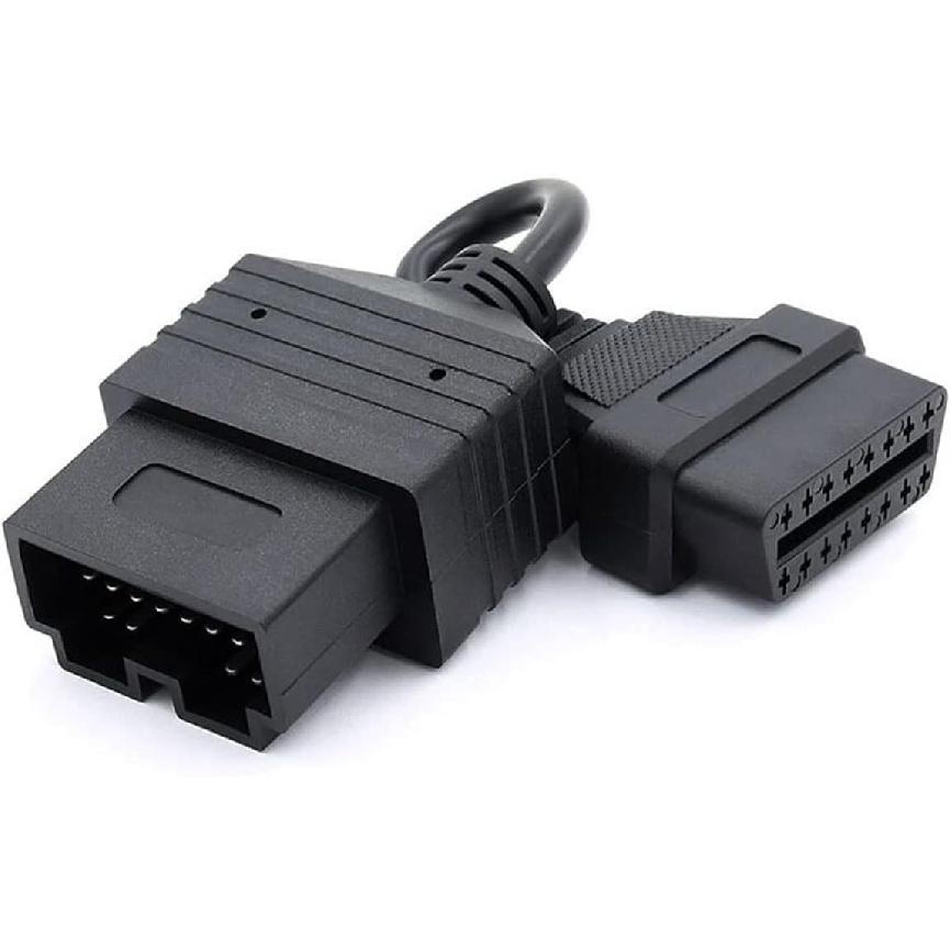 20 Pin OBD To 16 Pin Female OBD2 Diagnostic Adapter Connector Cable for KIA