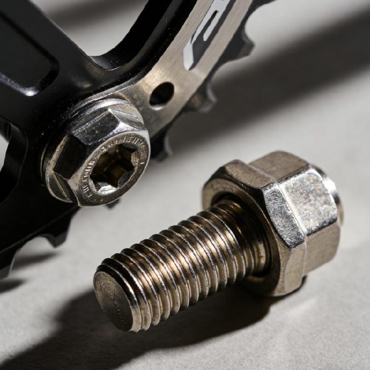 Schwere Edelstahl-Fahrradschuhplatten-Montagehardware für Langstrecken und Wettkampfradfahren