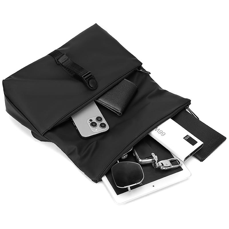 Retro Business Crossbody Bag for Men - Large Capacity Vintage Messenger & Shoulder Briefcase