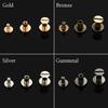 10 Stück/Set 5mm/65mm/8mm DIY Flachkopf Nieten Schraube Lederhandwerk Solider Nagelbolzen Buchhaltungsschrauben Gepäck Kleidung/Tasche/Schuhe