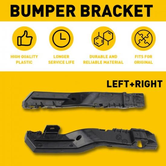 For 2009- Dodge Journey Pair Front Bumper Bracket Support Left & Right Side