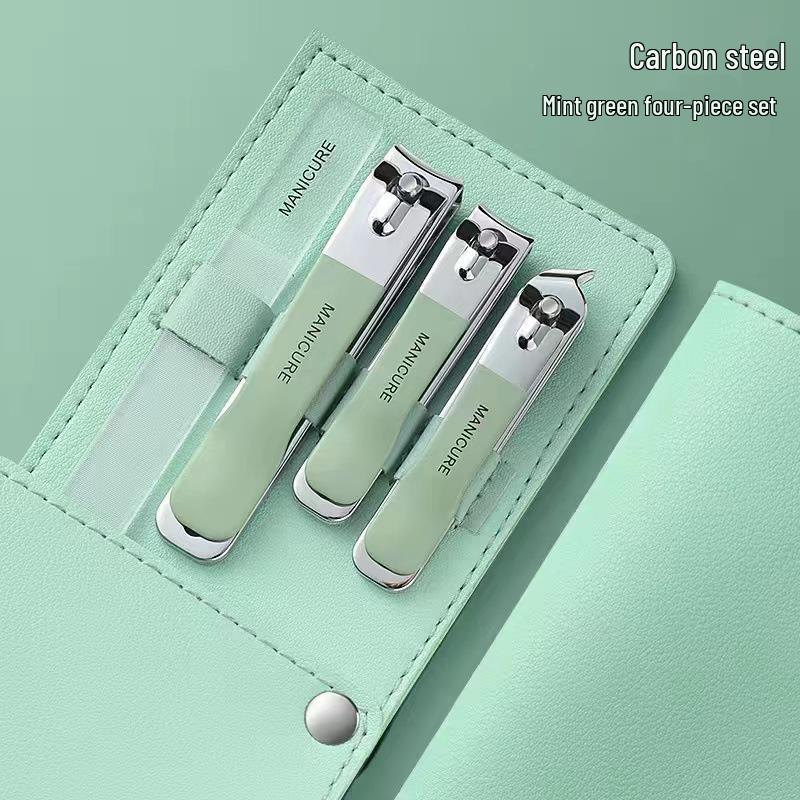 "Kit de Herramientas Portátil Profesional para Manicura y Pedicura con Cortauñas y Tijeras"