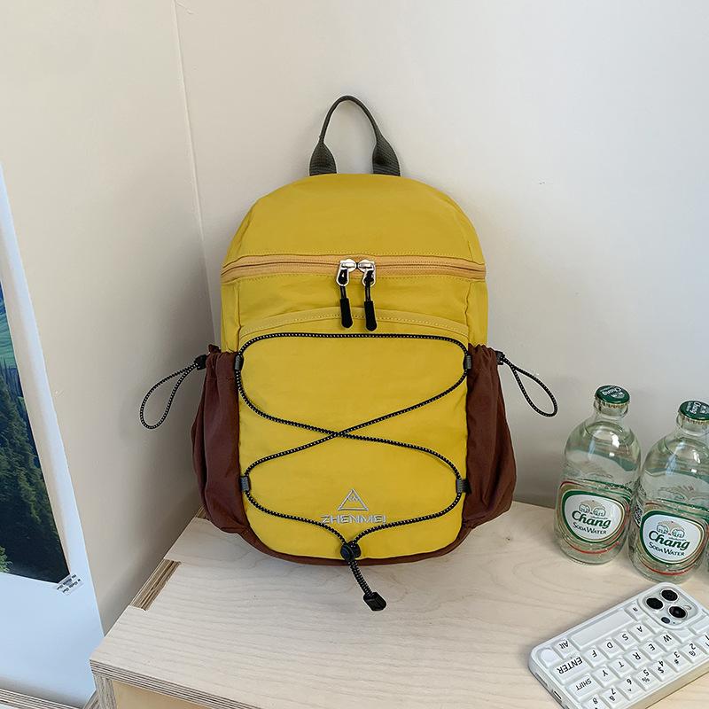 Schoolbag Niche Design Travel Bag Dopamine Outdoor Mountaineering Bag High Value Backpack Women's Leisure Fitness Cycling Backpack