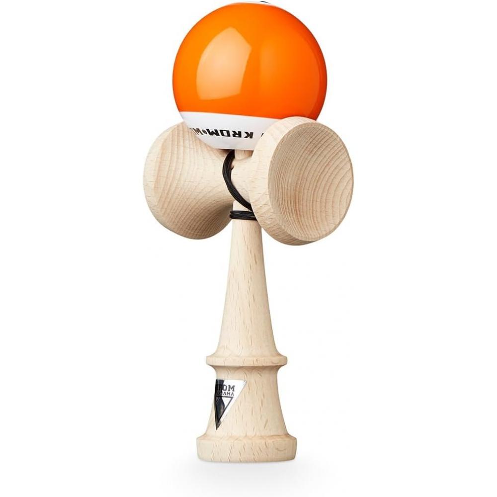 Wisee Kendama Krom Pop Chrome Pop Lol Sticky Clear  Orange  Orange