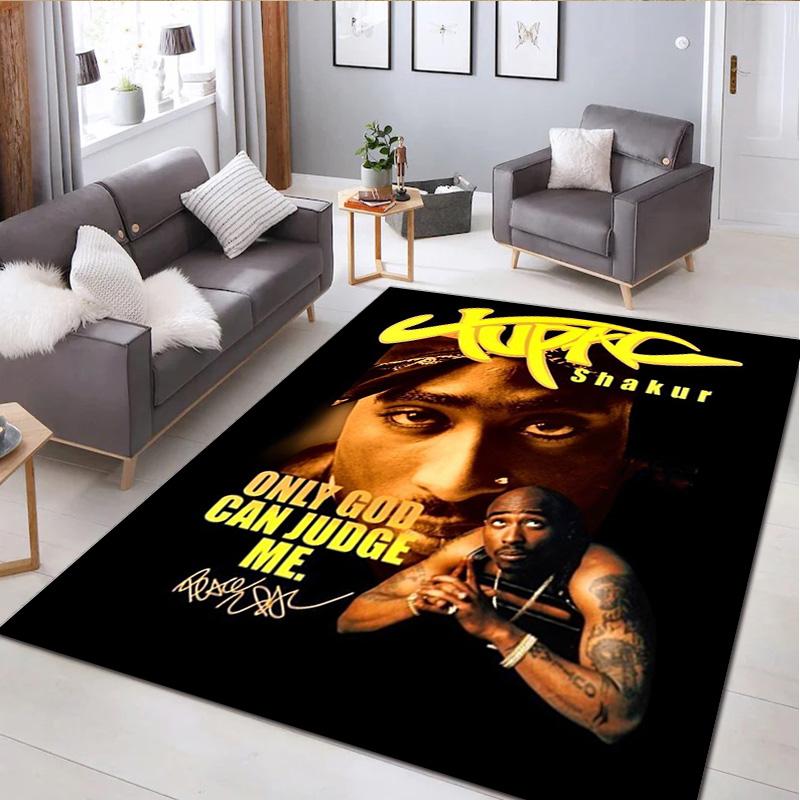Rug Tupac Carpet Office Decorative Carpet For Living Room Bedroom Door Mat Floor Rug Computer Chair Area Rug