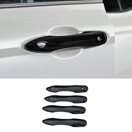 Bright black Front Door Handles Cover Trim 4pc For Toyota Camry 2018-2026