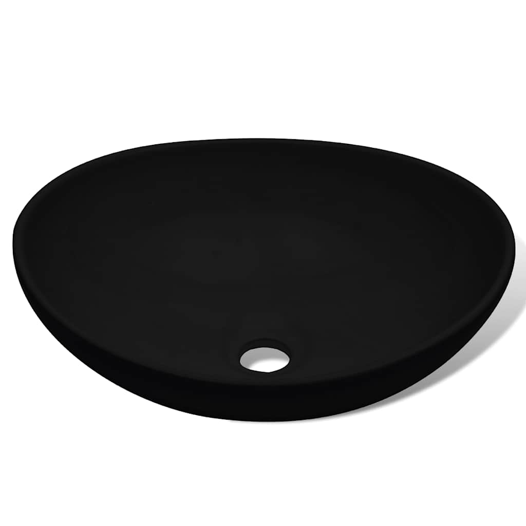 Ceramic Wash Basin 40 X 33 Cm Black