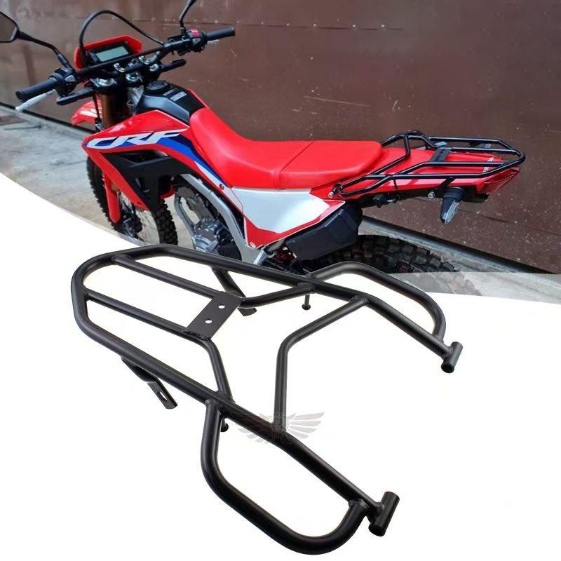 עבור הונדה CRF300L CRF 300 L CRF300 L Rally 2021-2024 מתלה מטען אחורי לאופנוע לוח נשיאת מזוודות מדף תמיכה למושב האחורי
