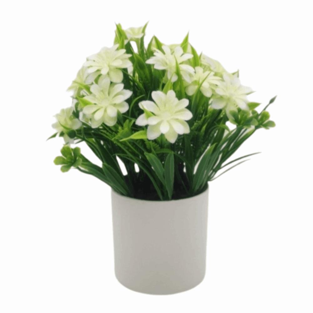 Mini Fake Potted Flowers Evergreen Bonsai Artificial Flower Bonsai Fake Plant Simulated Tree Pot Plants Desktop Decoration