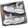 Spring new thick-soled heightening men's sports shoes trendy mesh breathable dad shoes personalized fried street men's shoes