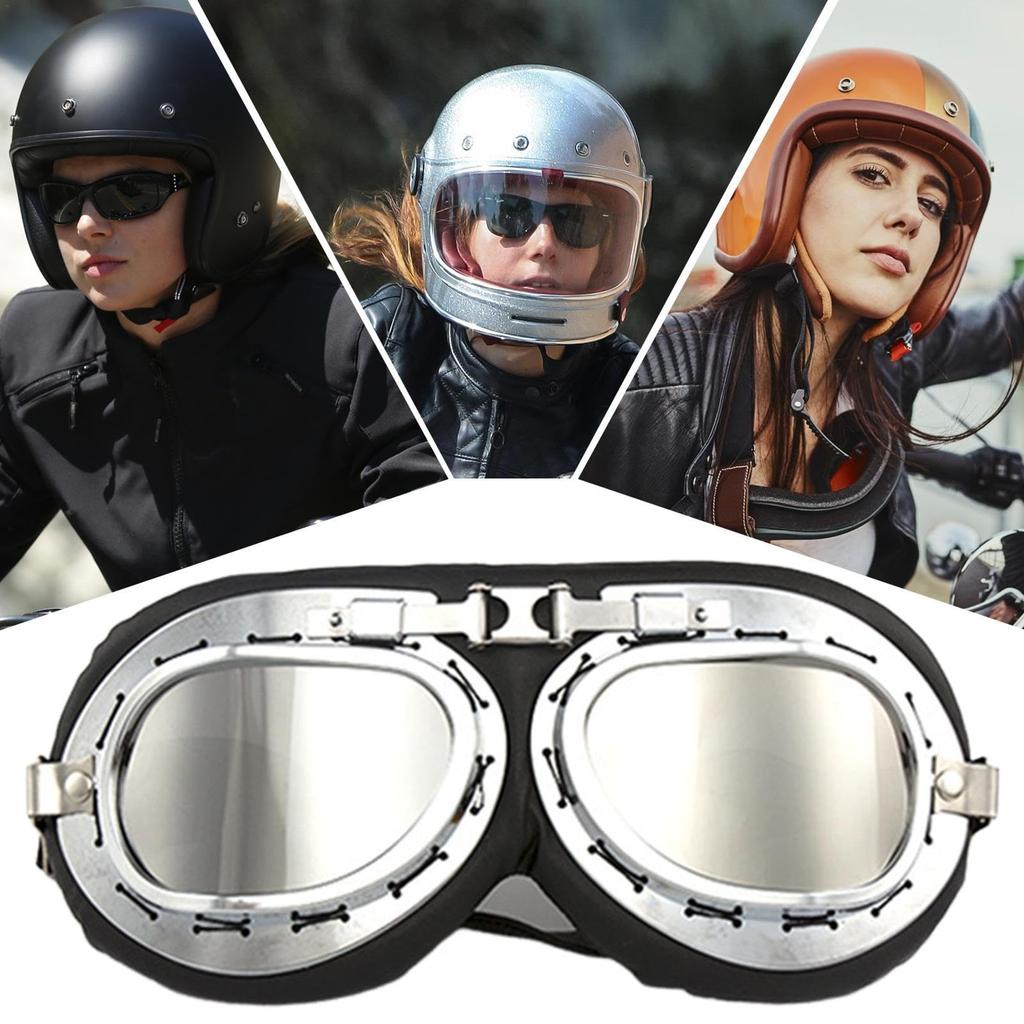 Off Road Goggles, Riding Goggles - Motorcycle Goggles Vintage Motorcycle Riding Goggles - Outdoor