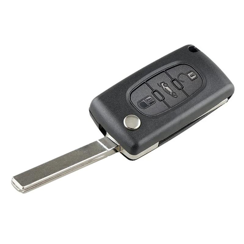 Plastic Key Fob Cover Case Replacement 2/3 Button Shell for C4 C5 2005-2011 Vehicles Comfort Grip Easy Installation
