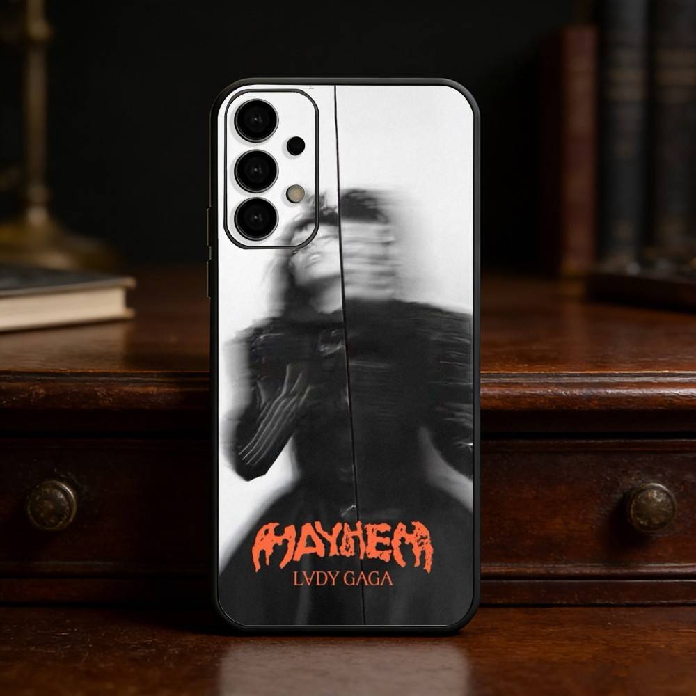 

L-LADY GAGA MAYHEM Phone Case For Samsung S25,S24,S21,S22,S23,S30,Ultra,S20,Plus,Fe,Lite Black Shell Samsung S20lite5G