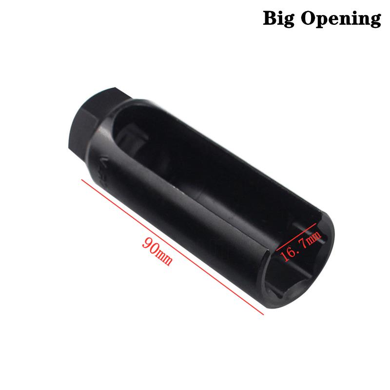 

1PCS Universal 22mm 1/2 Drive Car Lambda Oxygen Sensor Socket Wrench Removal Installation Tool Professional Car Accessories Black-big opening