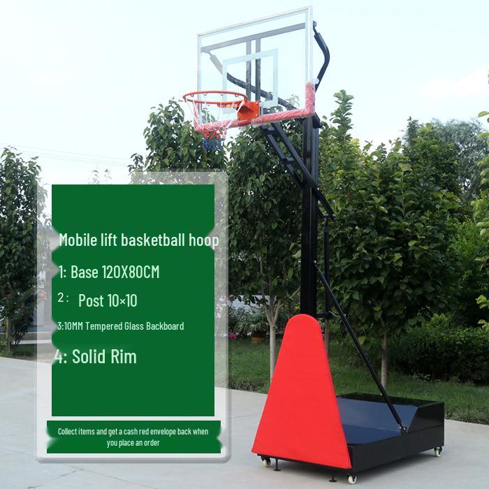Movable Outdoor Professional Basketball Hoop for Home Use