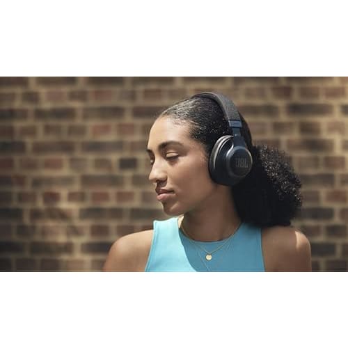 JBL LIVE 770 NC Style/Design/Hybrid Noise Cancelling/Bluetooth Compatible/Multi-Point/Over-Ear Headphones/Black/JBLLIVE770NCBLK