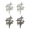 Star Earphone Clips Full Zircons Studded Crystal Designs Accessories Easy Installation for Decorations