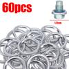 100-10pcs Car Oil Pan Drain Gasket Drainage Bolt Pad Oil Drain Plug Gasket Replaceable Accessories for Hyundai Volvo Mitsubishi