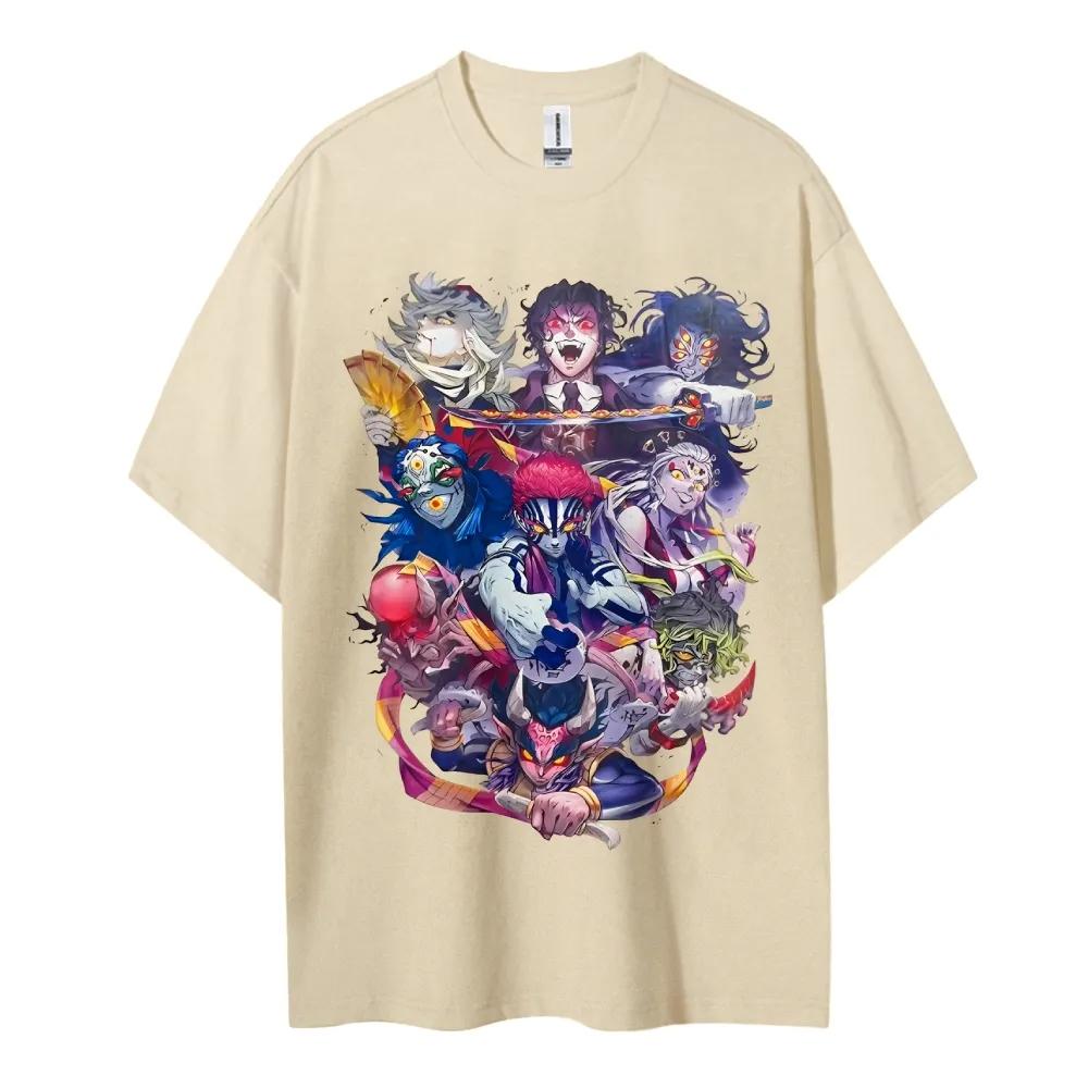 Demon Slayer Japanese Hotblooded Anime Classic Characters Sports Casual Shortsleeved Comfortable Halfsleeved Popular Top