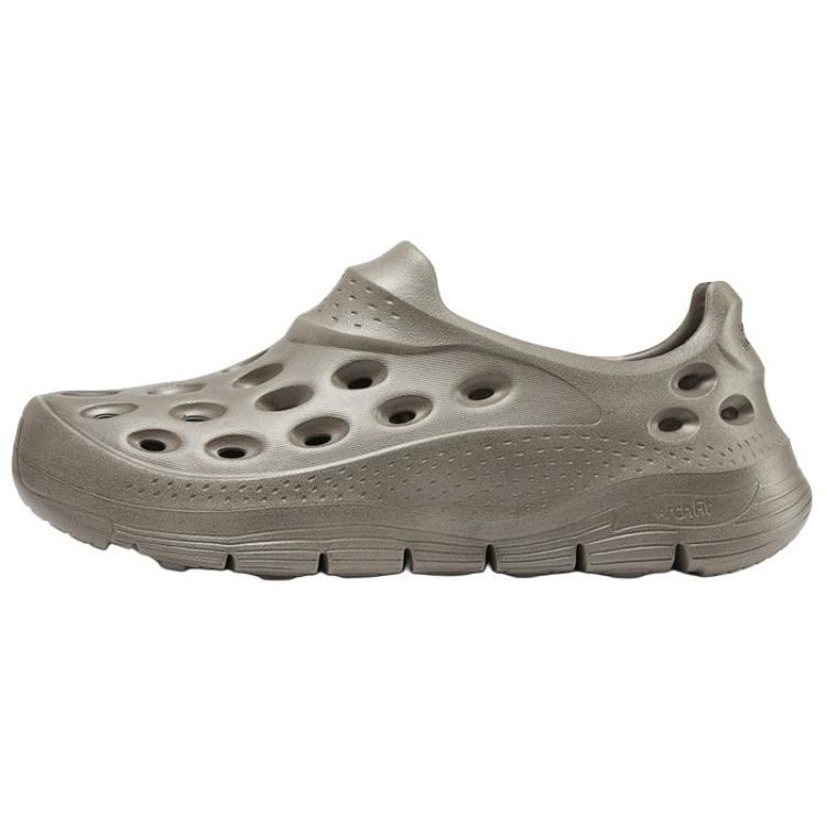 Skechers Foamies Durable Cushioning Thick Sole Clogs Men clogs Dark-Gray Brown 243242-DKTP 42