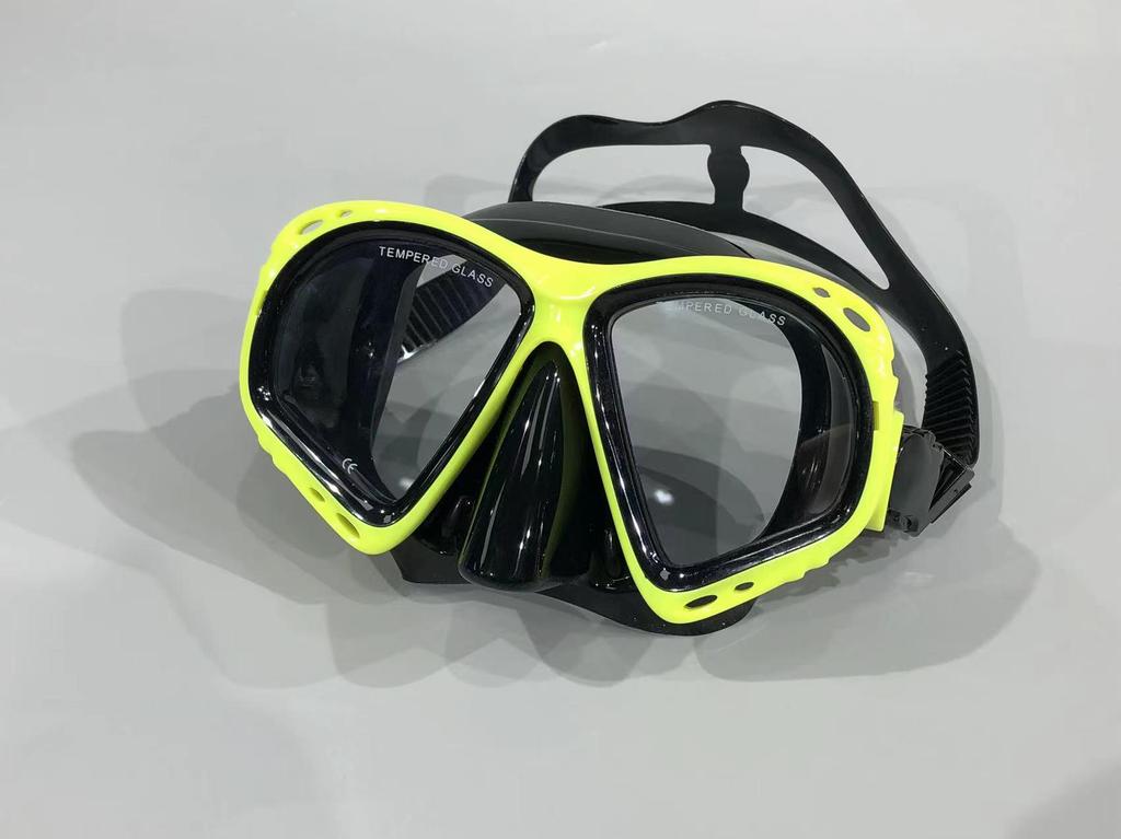 High-Definition Transparent Silicone-Free Diving Mask with Ultra-Wide Field of View
