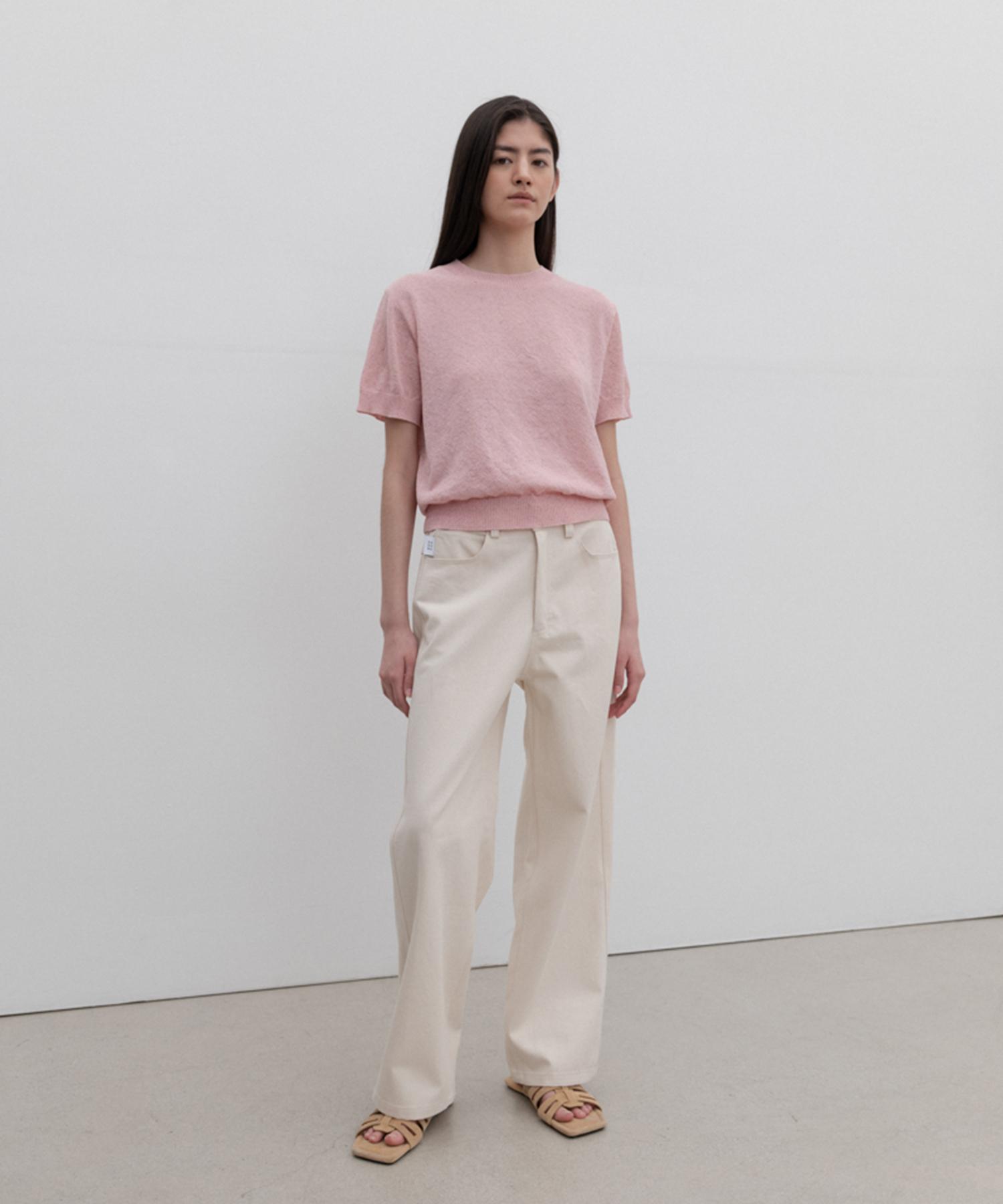 Susumu Volcanic Rock Knit - Pink Onesize