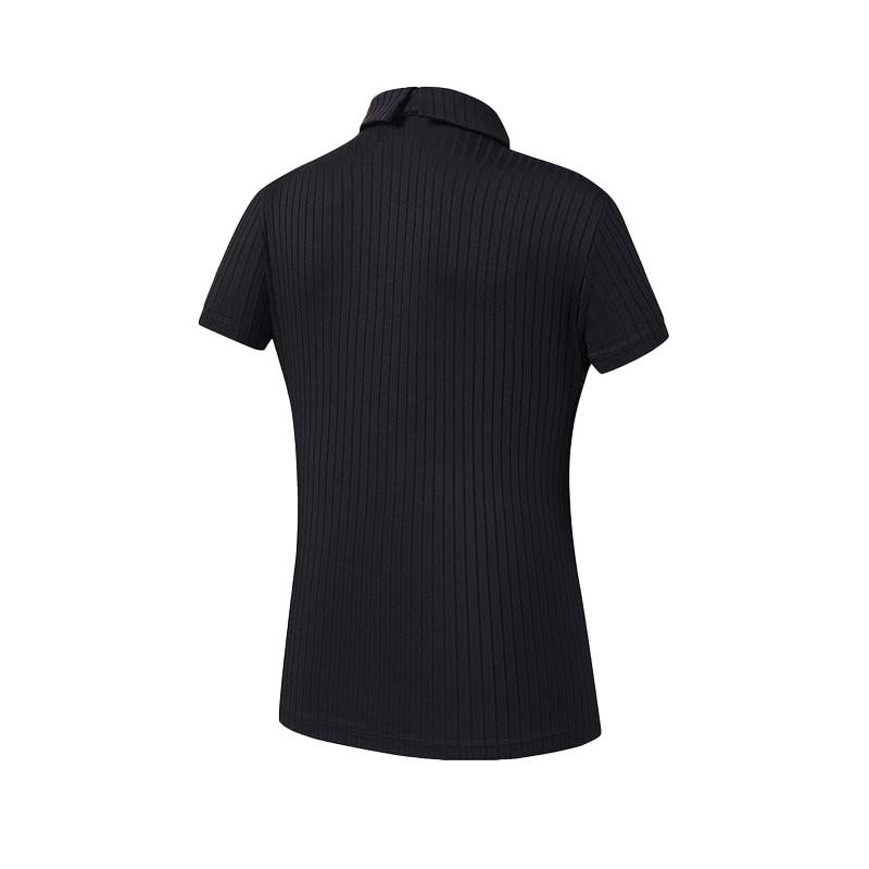 FILA Golf Series Simple Classic Versatile Comfortable Bow Tie Decor Short Sleeve Polo Shirt Women tops Legendary-Blue A11W625103FNV