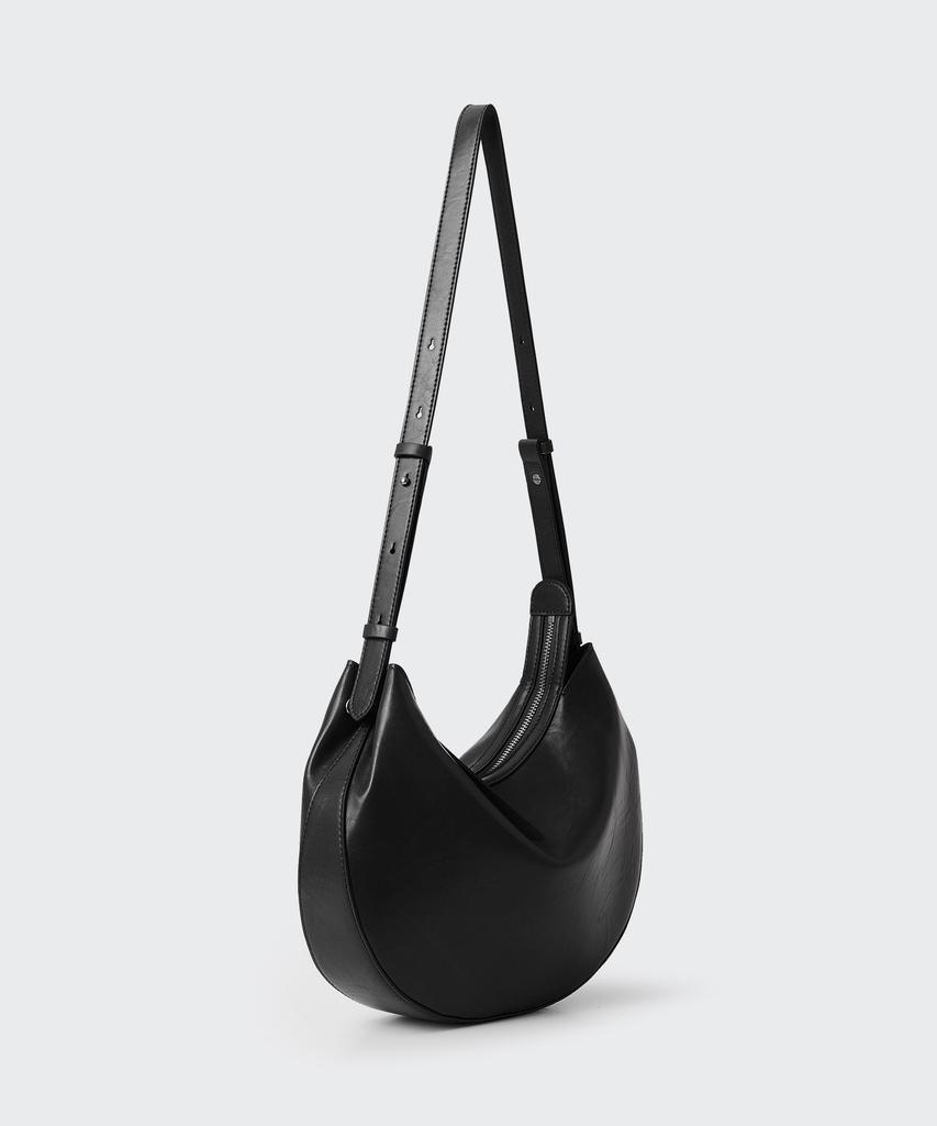 Musinsa Standard Woman Fat Crescent Shoulder Bag [Black]