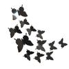12pcs 3D Stereo ulation Scalewing Bedroom Sticker PVC Decorative Wall Decal Removable Home Decoration