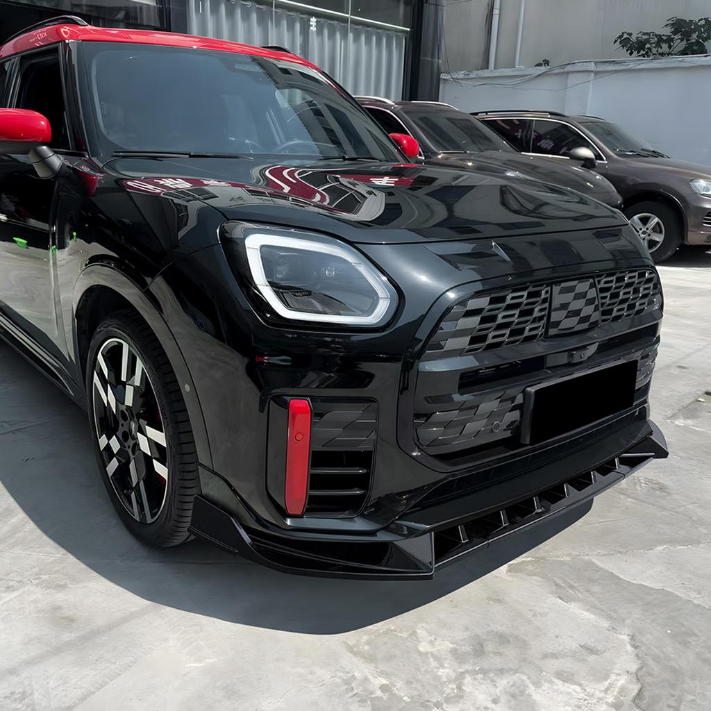 Per Mini Countryman JCW U25 2024 Spoiler Lip Bumper Anteriore Splitter Inferiore