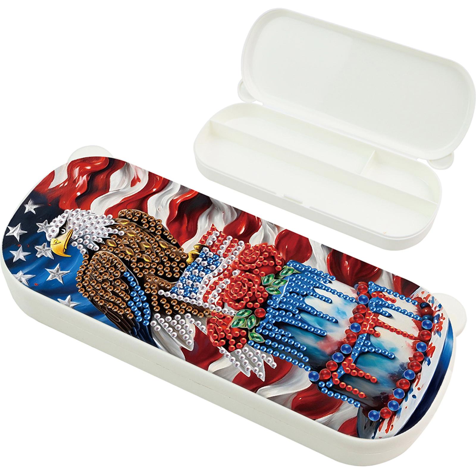 

Diamond Painting Storage Box Easter Wooden Jewelry Case Diamond Art Organizer Box DIY Sundries Organizer Case for Home Decor