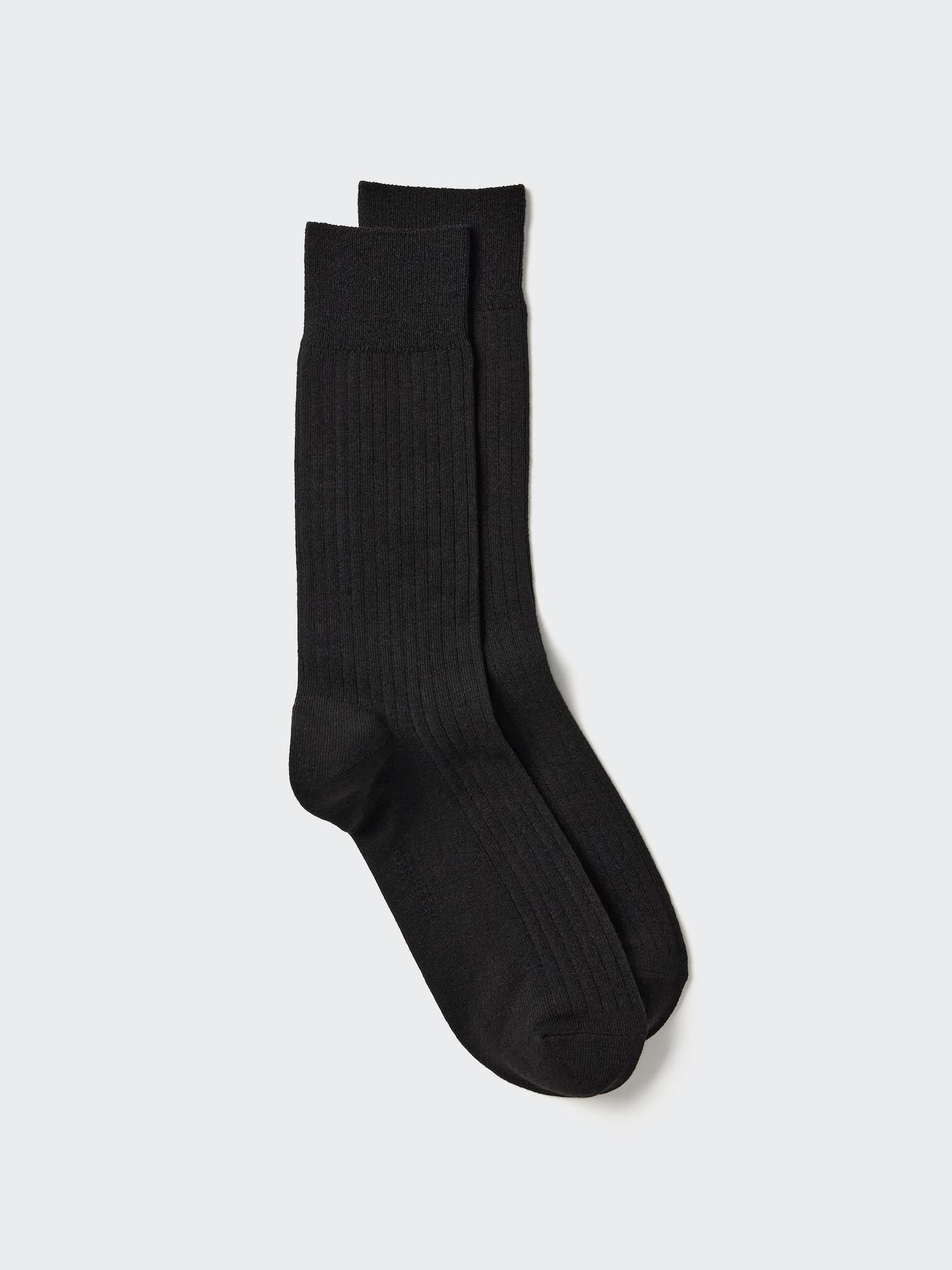 

Uniqlo Носки в рубчик Heattech 09 BLACK/MEN 2527