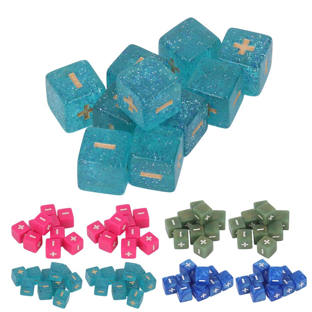 Cheap 20pcs Plus Minus Sign Dice Set 16mm Math Operation Calculation ...