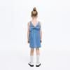 Little MO&Co. Girls' Bowknot Denim Sleeveless Princess Dress