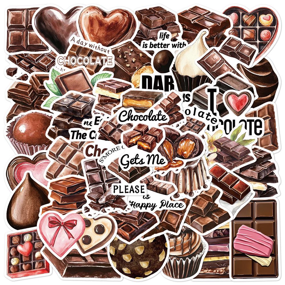 50 Cute & Creative Food Cartoon Stickers for Decorating Desks, Cups, Phone Cases, Laptops, & More.
