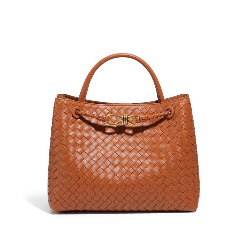 Vintage-Taschen mit großem Fassungsvermögen, handgewebte Damentaschen, Pendler-Tasche, stilvolle, lässige Schulter-Crossbody-Tasche