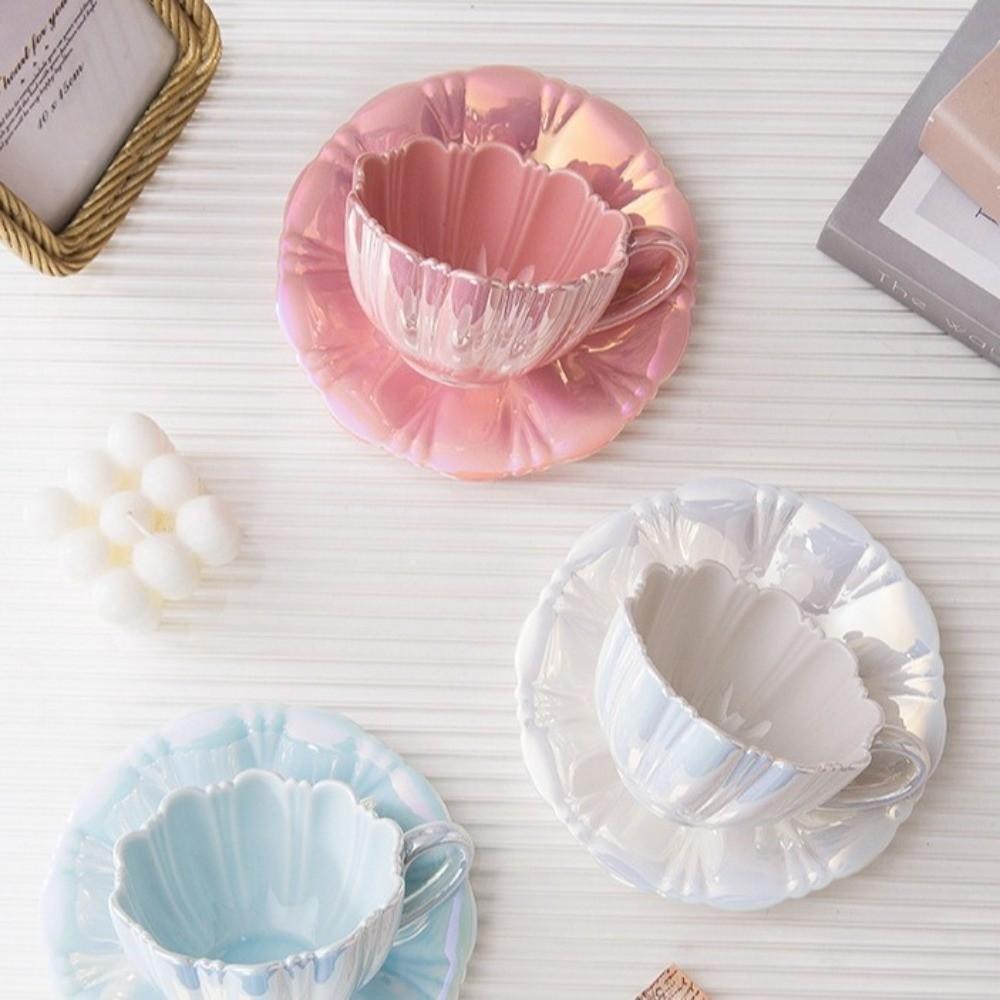 Ceramic Coffee Cup Gradient Juice Cup Coffee Ware Tea Cups Office