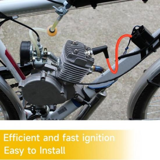 80cc Motorized Bike CDI Ignition Coil Magneto Coil Spark Plug Kit for 50cc 49cc