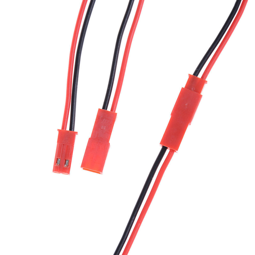 10Pair 2 Pin Jst 100Mm Pitch 2.54Mm Male And Female Wire Connector Plug Cable