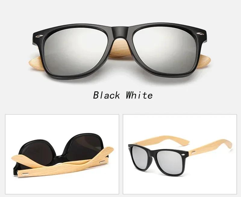 Fashion Brand Luxury Designer Bamboo Sunglasses Men Women Wood Vintage Mirror Shades Glasses Travel Party Outdoor Sunglasses