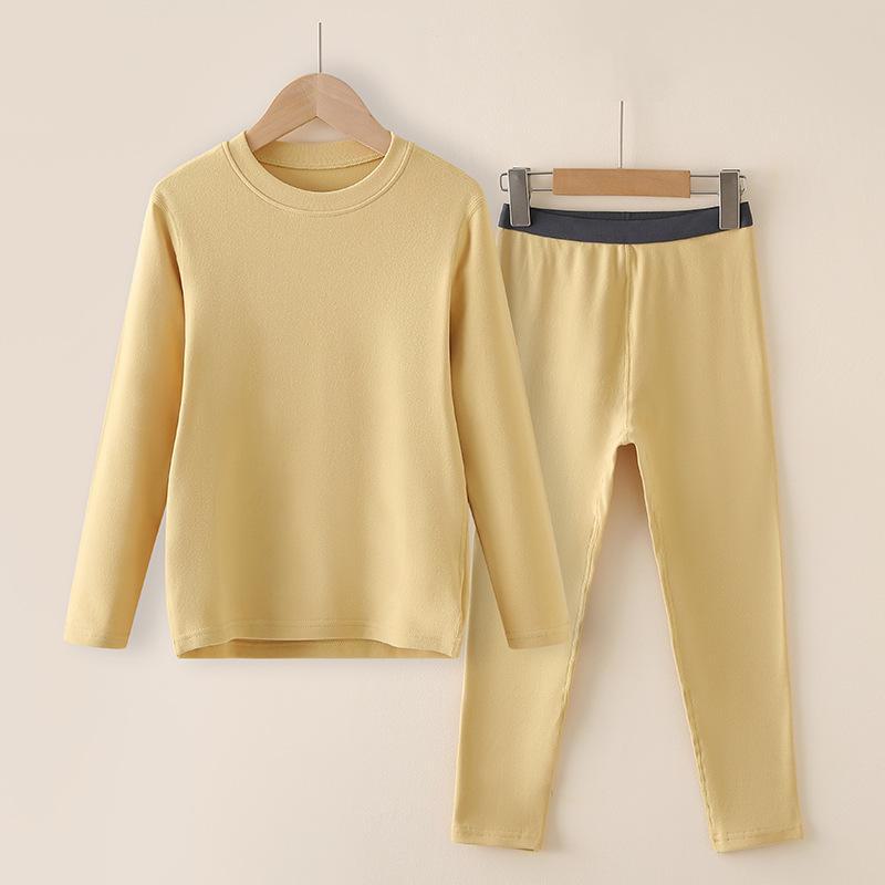 

Теплый детский комплект термобелья Ginger с антибактериальными вставками из кашемира и шелка, для девочек и мальчиков, возраст 7 лет, осень/зима. 120