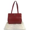 Salvatore Ferragamo Vara logo ribbon Tote Bag Shoulder Bag Leather Red
