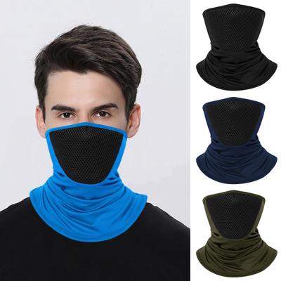 Summer Cycling Face Guard Neck Gaiter Windproof UV Protection Breathable Quick Drying Men Women Outdoor Bandana Neck Scarf Face Shield