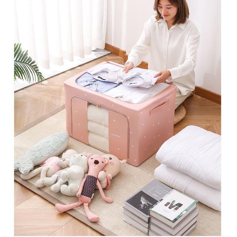 Foldable Storage Organizers Clothes Blanket Quilt Organizer Box Large Capacity Closet Sweater Storage Clothes Cabinet Organizer